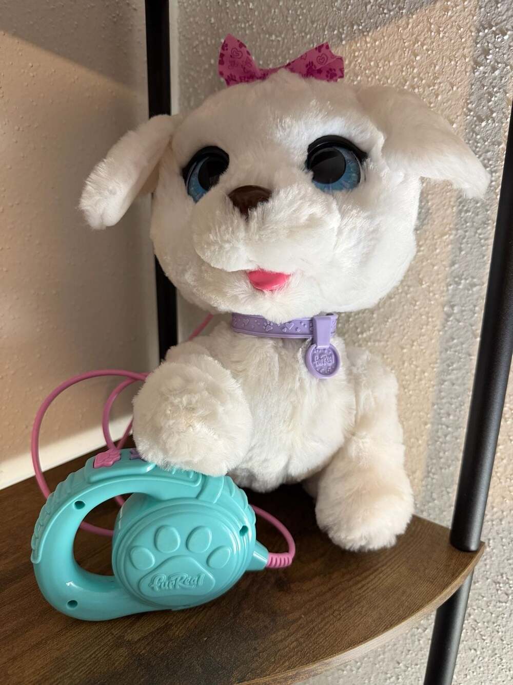 FurReal Walkalots Lil' Wags Interactive White Puppy Toy